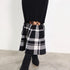 String core plaid dress